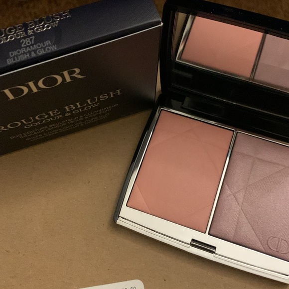 Dior Rouge blush color and glow and highlight 287 dioramour pink lavender LE BN
